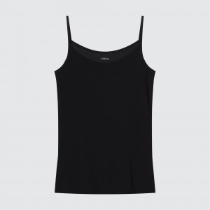 UNIQLO Airism Camisole Top Siyah | 302-NDZEMC