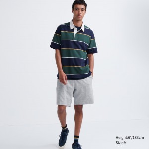 UNIQLO Airism Cotton Easy Shorts Gray | 203-OAHSKY