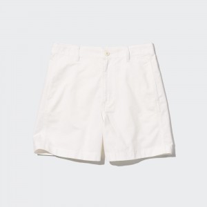 UNIQLO Chino Shorts Beyaz | 214-PXWTNB