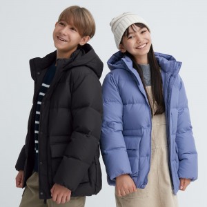 UNIQLO Down Parka Water Repellent Siyah | 590-TIXUYC