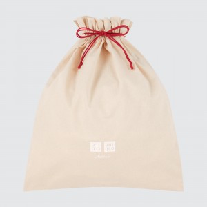 UNIQLO Gift Bag Reusable Tote Beyaz | 713-KBCJET