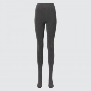 UNIQLO Heattech Extra Warm Pile Lined Thermal Tights Koyu | 987-UOIAEC