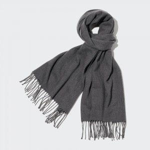 UNIQLO Heattech Scarf Gray | 163-PXWUCI