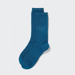 UNIQLO Heattech Thermal Socks Mavi | 106-ARIZKN