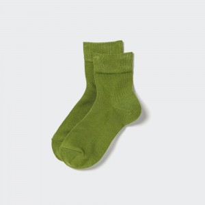 UNIQLO Heattech Thermal Socks Yeşil | 634-NOCAZH