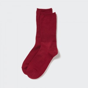 UNIQLO Heattech Two Way Thermal Socks Kırmızı | 745-BYMCPI