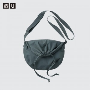 UNIQLO Mini Drawstring Bag Yeşil | 981-EGNKUQ