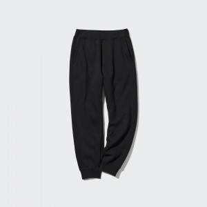UNIQLO Pile Lined Joggers Siyah | 319-XWSNOV