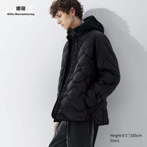 UNIQLO Recycled Hybrid Down Jacket Siyah | 036-YROUAN