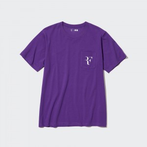 UNIQLO Roger Federer Rf Graphic T-Shirt Mor | 120-AGMOVD