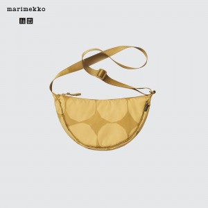 UNIQLO Round Mini Shoulder Bag Bej Rengi | 987-VWQIKL