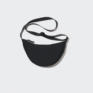 UNIQLO Round Mini Shoulder Bag Siyah | 371-QOCWSY