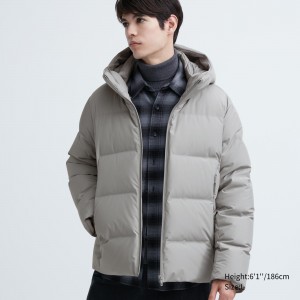 UNIQLO Seamless Down 3d Cut Parka Açık | 260-JYTGXM