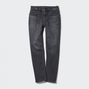 UNIQLO Slim Fit Straight Leg Jeans Gray | 360-XFKWOU