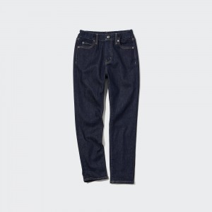 UNIQLO Super Soft Jeans Mavi | 403-SVOYIN