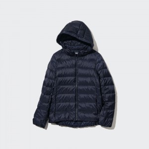 UNIQLO Ultra Light Down Parka Lacivert | 961-ZDUKQP