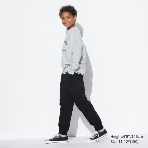 UNIQLO Ultra Stretch Cargo Joggers Siyah | 186-GFSPBO