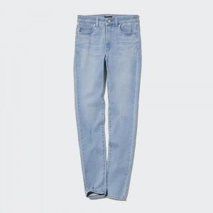 UNIQLO Ultra Stretch High Rise Skinny Fit Jeans Mavi | 516-PGDCXS
