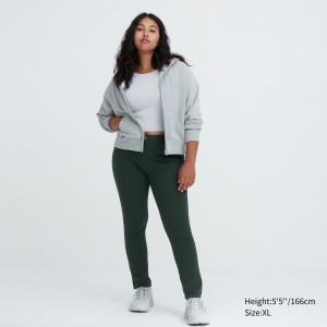 UNIQLO Ultra Stretch Leggings Koyu Yeşil | 316-KXOHRV
