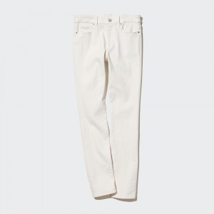 UNIQLO Ultra Stretch Skinny Fit Jeans Beyaz | 967-LEQTKA