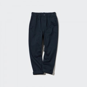 UNIQLO Ultra Stretch Tapered Jeans Lacivert | 289-RMITUQ