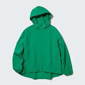 UNIQLO Uv Protection Pocketable Parka Yeşil | 450-YISBKH